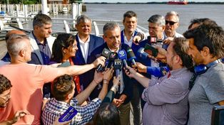 El intendente Pablo Javkin, en el lanzamiento de Ciudades Unidas.