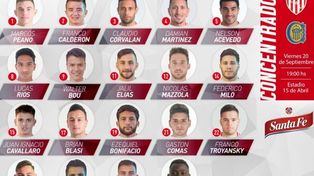 Una gran sorpresa entre los concentrados de Unión