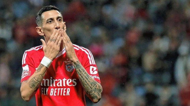 Di María sigue vigente: doblete con Benfica por la liga local