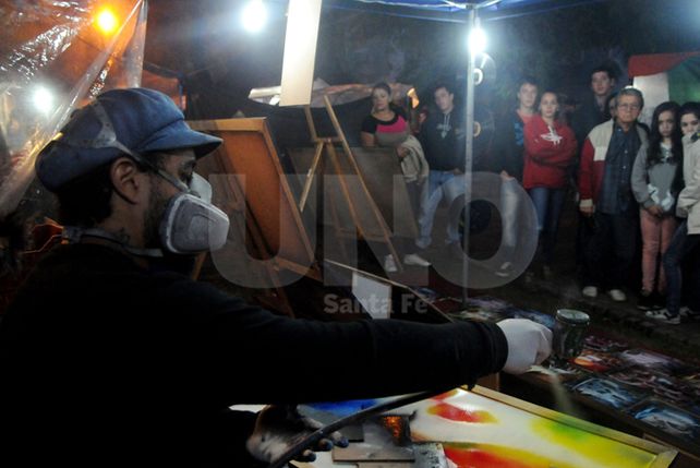 Exhibiciones. Los visitantes quedaron fascinados con algunos expositores.