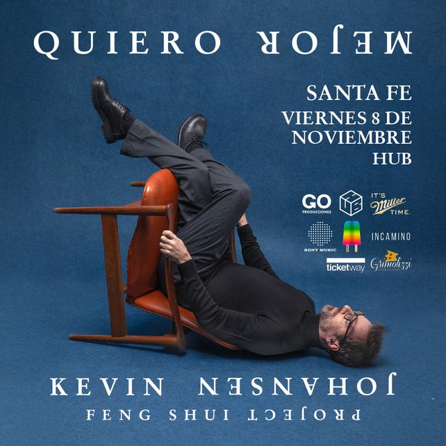 Kevin Johansen y el Feng Shui Project llegan a Santa Fe