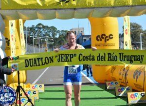 Rode y Brunini fueron los ganadores de la fiesta del duatlón en Concordia