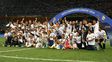 El festejo de todo Real Madrid por la conquista de la undécima Champions.