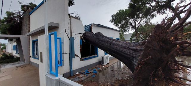 Cuantiosos daños dejó la tormenta en el sur provincial