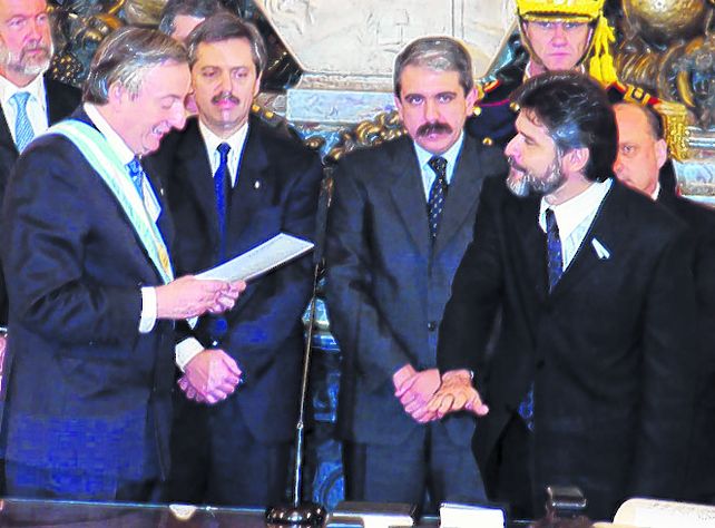 Jura. Filmus fue ministro de Educación y Ciencia en el gobierno de Kirchner.