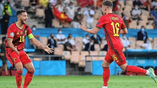 Bélgica superó a Portugal y está en los cuartos de final de la Eurocopa.&nbsp;