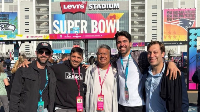 Chiqui Tapia presente en el Levi’s Stadium de Santa Elena