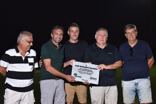 Club Bancario. El presidente comunal de Ybarlucea