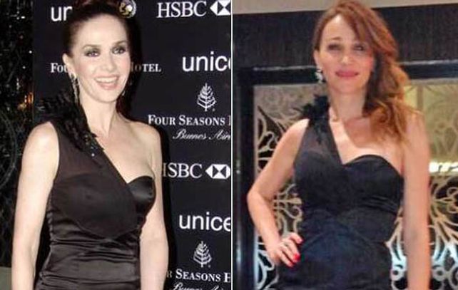 Nati Oreiro y Vero Lozano con vestidos idénticos en la misma fiesta
