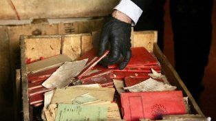 La documentación propagandística se encontraba en el subsuelo del Palacio de Tribunales. Ingresaron al país en 1941, durante la Segunda Guerra Mundial.