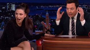 La actriz de La casa de papel Úrsula Corberó sorprendió a Jimmy Fallon.