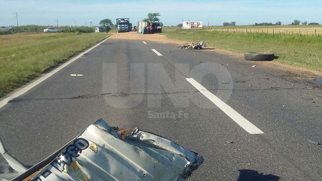 Murió un camionero en un violento choque frontal sobre ruta nacional 11
