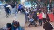 Gresca en la plaza de Rincón durante los festejos por el Mes de las Infancias: siete personas heridas, niños caídos y policías agredidos