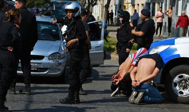 Cinco jóvenes fueron detenidos luego de un robo y persecución