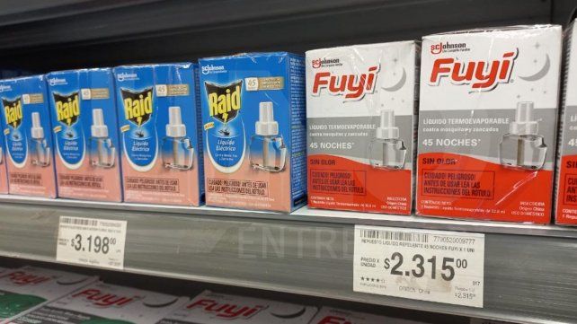 El aumento de los casos de dengue y la presencia de la encefalomielitis equina en la región elevó la demanda de repelentes. En algunas cadenas hay faltante
