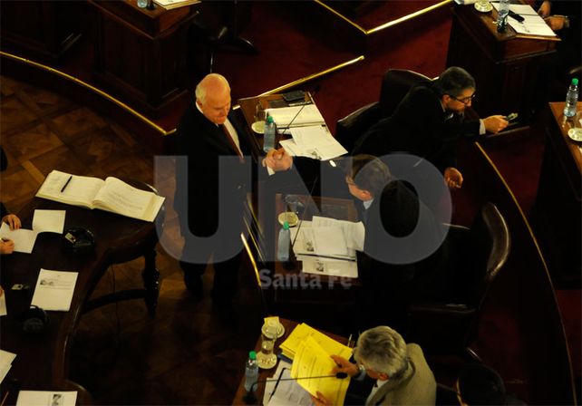 Diálogo. Es la característica de Lifschitz que destacaron los senadores del PJ / Foto: José Busiemi - Uno Santa Fe