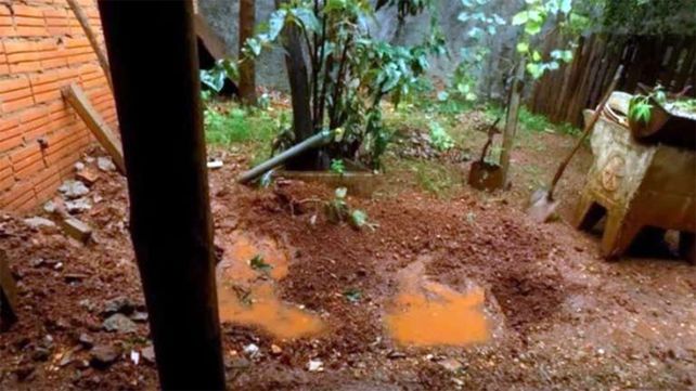 El lugar en donde el asesino intentó sepultar el cuerpo de su amigo.&nbsp;
