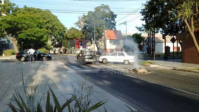 Hay cortes en distintos puntos de la ciudad
