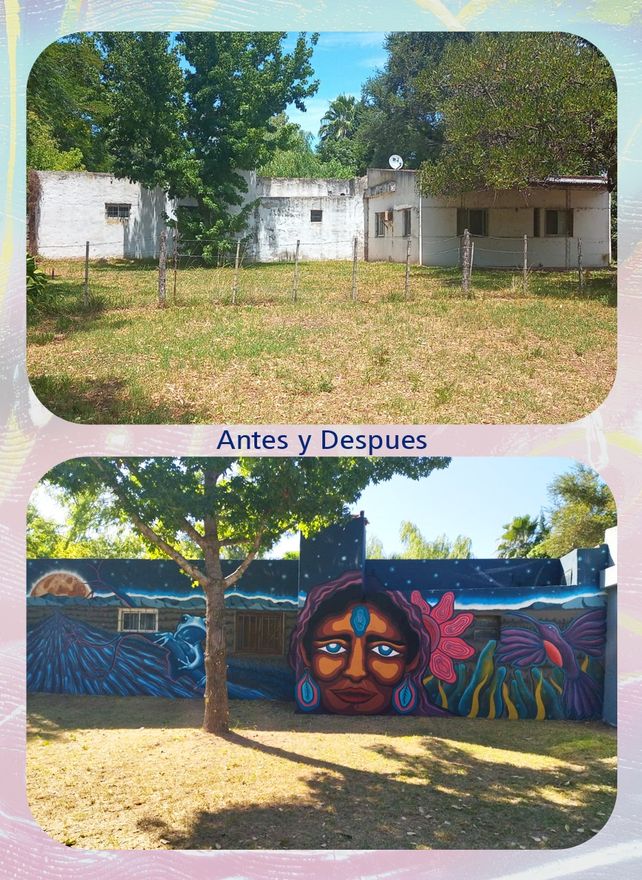 Los vecinos prestan sus muros como una 