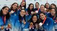Los Yacarés y las Tiburonas se quedaron con las medallas de plata en el waterpolo