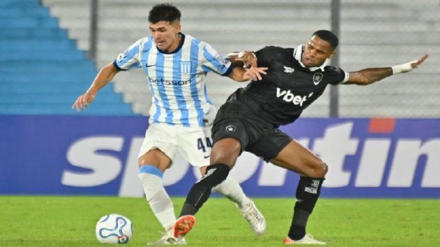 Racing no hizo pie en su casa y perdió con Botafogo en el Cilindro de Avellaneda.