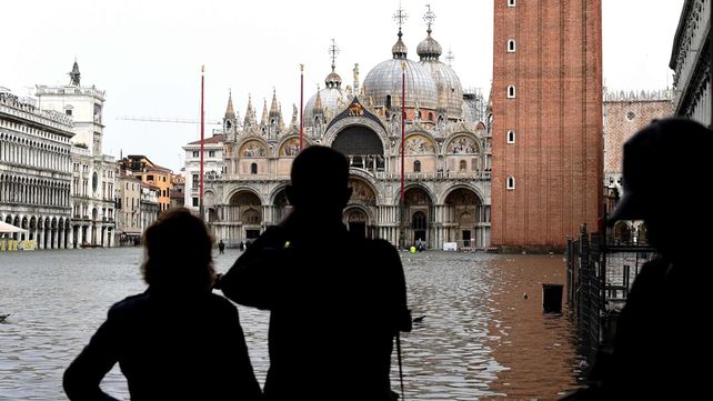 Las peores inundaciones en la última década en Venecia