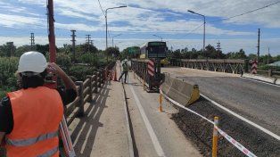 Puente Carretero: el nuevo control de nivelación no reveló nuevos descensos en la estructura