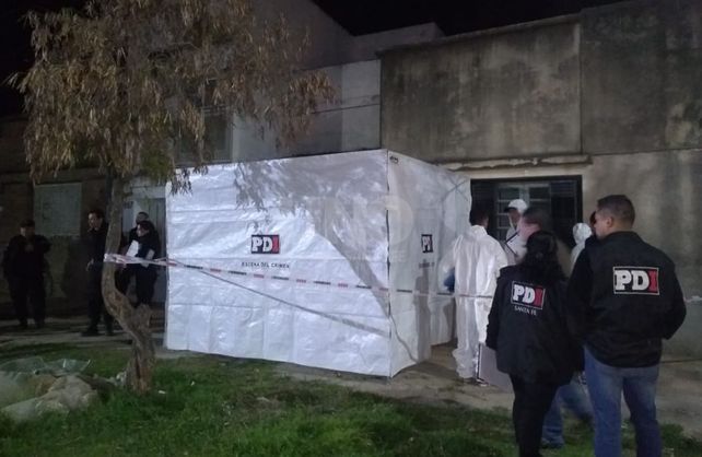La vivienda en dónde fue encontrada la víctima.