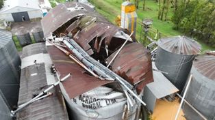 Tornado en Bombal: confirmaron la muerte de una mujer y llegó asistencia tras el temporal