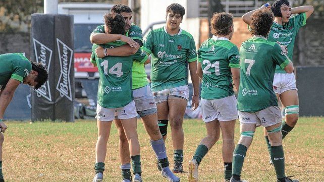 Los chicos de Entre Ríos celebran el triunfo ante Cuyo.