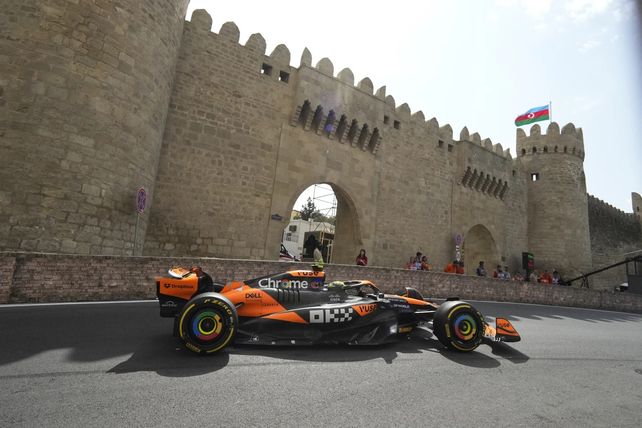 La curva del castillo de Bakú es una de las más temidas e icónicas de la Fórmula 1.