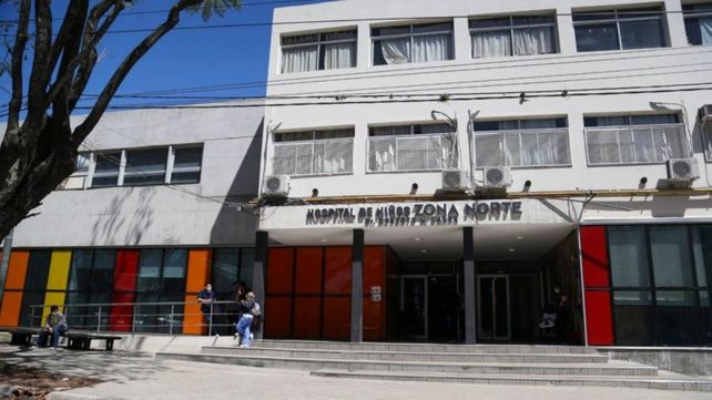 El hospital de Niños Zona Norte de Rosario donde está internado el nene con hepatitis