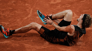 Alexander Zverev fue operado de la lesión en el tobillo derecho