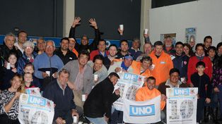 Los canillitas del UNO celebraron el 10º aniversario