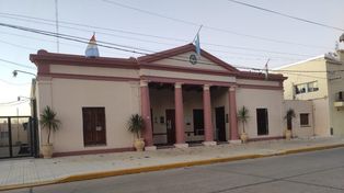 La comuna de Timbúes. La actual gestión se encontró con arcas vacías y deudas.