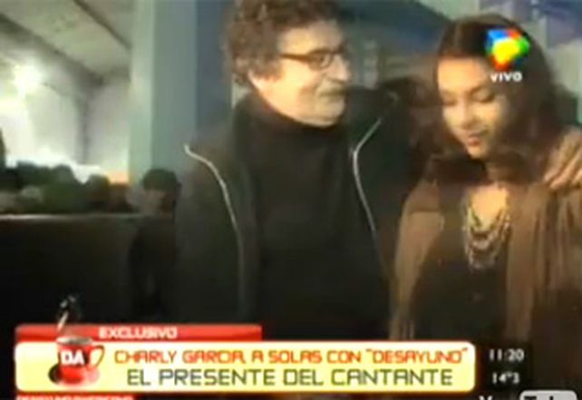 Charly Garc&iacute;a dijo que tiene ganas de casarse con su novia Mecha