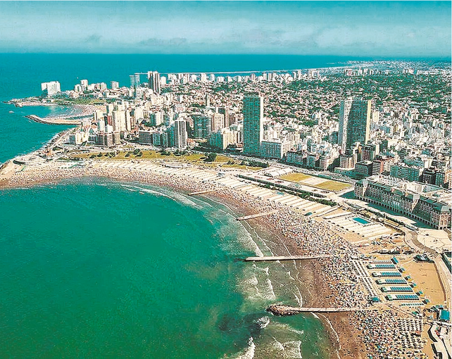 La costa argentina sigue siendo de los destinos más elegidos en la temporada de verano.