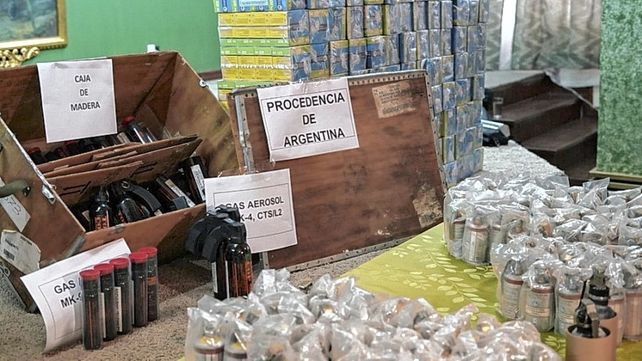 Hallaron 40.000 municiones enviadas a Bolivia por el gobierno de Macri