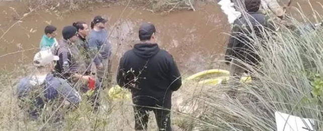 La búsqueda en la zona indicada por el chofer de Emerenciano Sena.