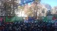 El campo popular declaró al presidente persona no grata en Rosario en la plaza Pringles