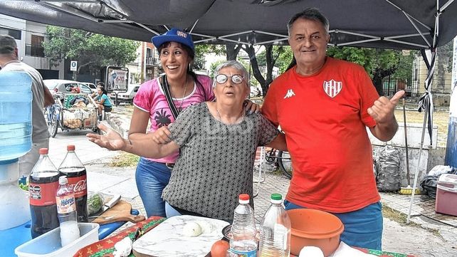 El color de los hinchas de Unión en el duelo ante Newells