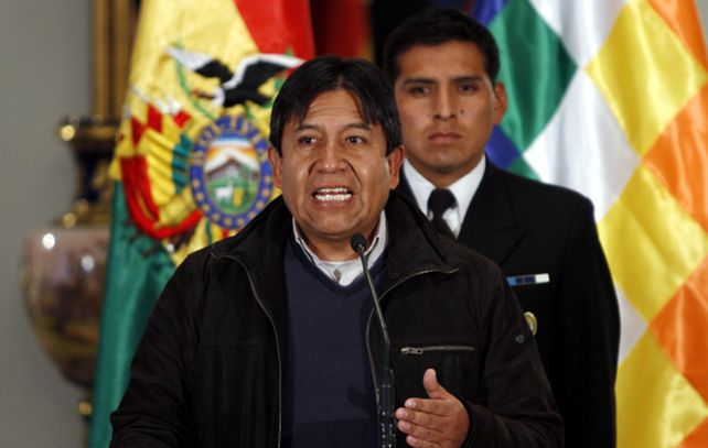El canciller David Choquehuanca