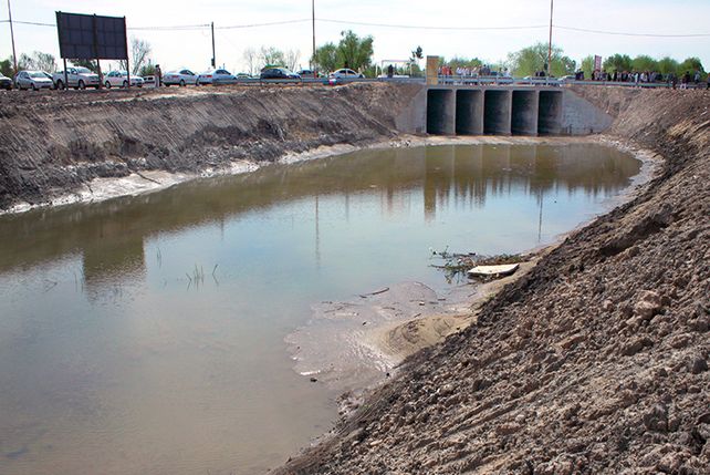 Inauguraron obras contra inundaciones para los barrios Chalet, San Lorenzo y Centenario