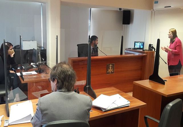 La audiencia imputativa a Pavón se realizó en octubre de 2020 en los Tribunales de San Jorge.