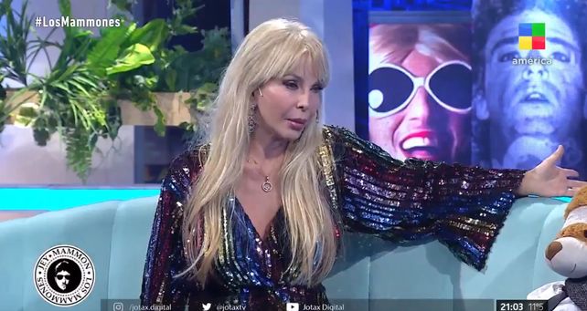 Graciela Alfano fue la invitada especial este jueves en Los Mammones.&nbsp;