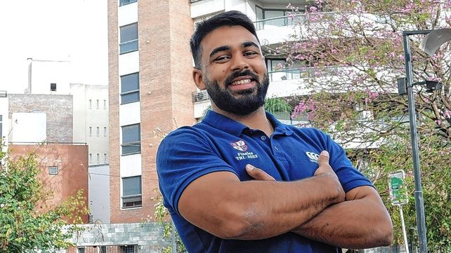 Santiago Barolín se ha consolidado como hooker en el plantel superior de Santa Fe Rugby Club.