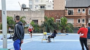 Chiaravilgio, con una marca de 5,55 metros logró quedarse con el primer lugar en Concepción del Uruguay.