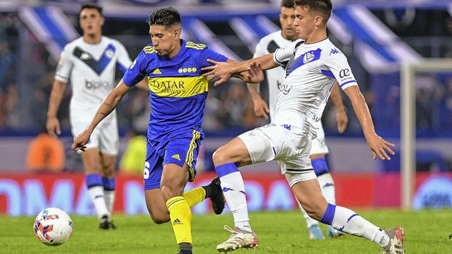 Boca no pudo ante Vélez en un partido con pocas emociones.