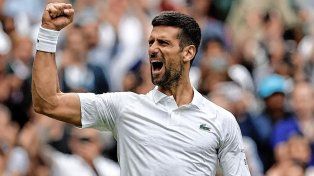 Djokovic se metió en la final de Wimbledon.