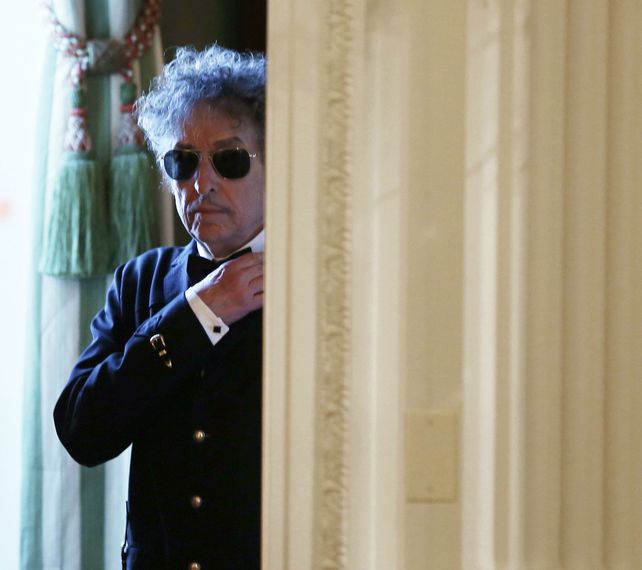 El cantante y compositor Bob Dylan